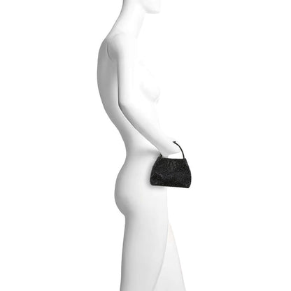 Black | Joy Mini Bucket Handbag Form