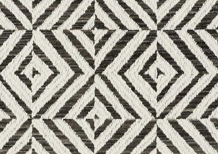 Jubilee Pillow Cover in Charcoal, Schumacher Textiles