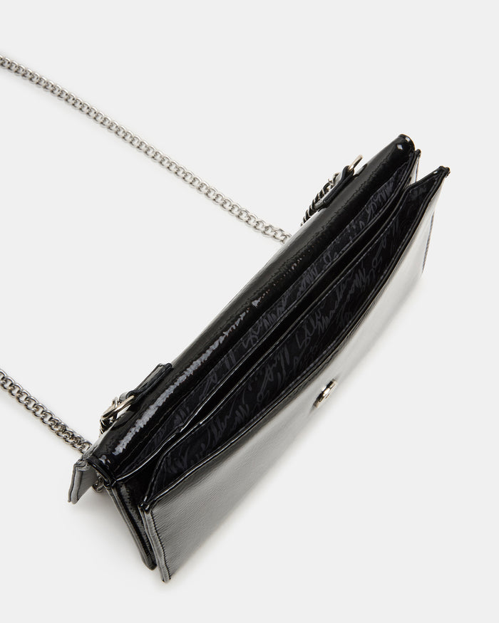 JULIANA BAG BLACK PATENT