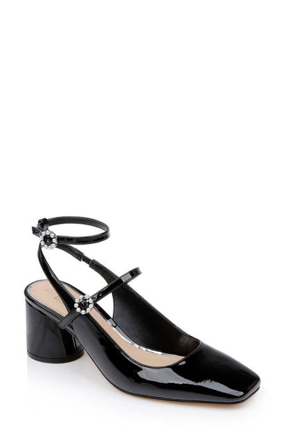 Black | Keilani Block Round Heeled Mary Jane