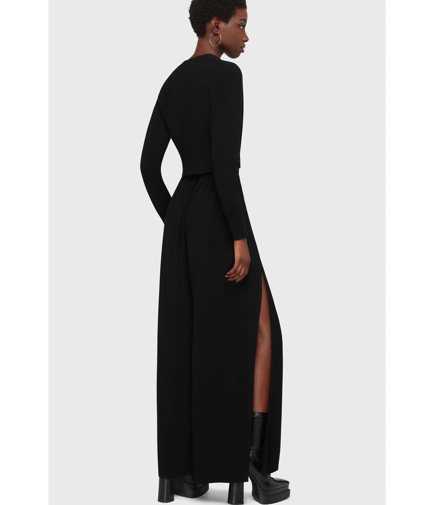 Kill Star Black Lanas Eclipse Cropped Cardigan