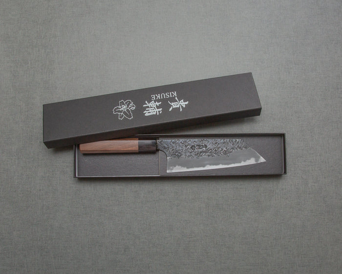 Kisuke Aogami #2 Hon-Warikomi Kurouchi Tsuchime Hon-Kasumi 165mm Bunka