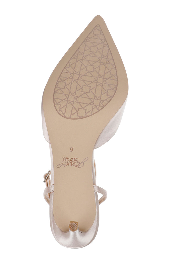 Champagne | Kynlee Wraparound Ankle Strap Stiletto