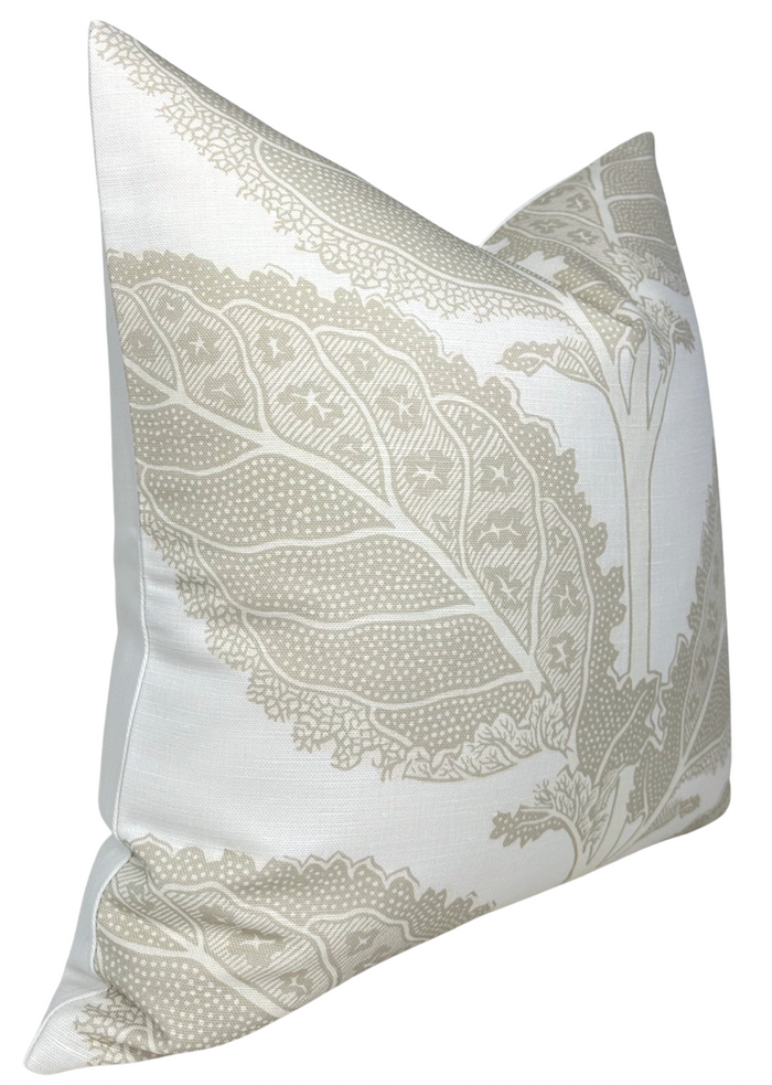 Lacinato Pillow Cover in Birch Ivory, Thibaut Pillows