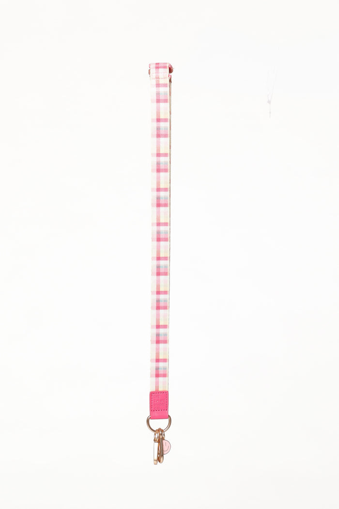 ACCESSORIES Lanyard - Pink Picnic Plaid