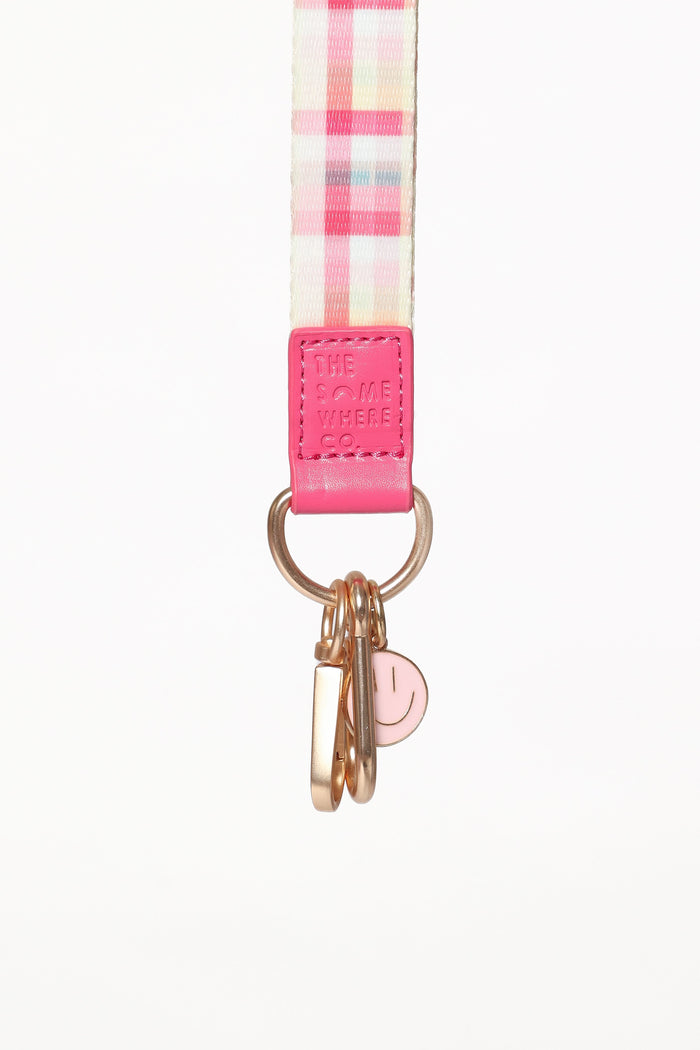 ACCESSORIES Lanyard - Pink Picnic Plaid