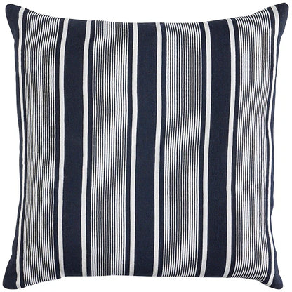 Linen Capri Stripe Navy Cushion
