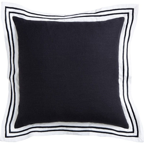Linen Milano Black Cushion