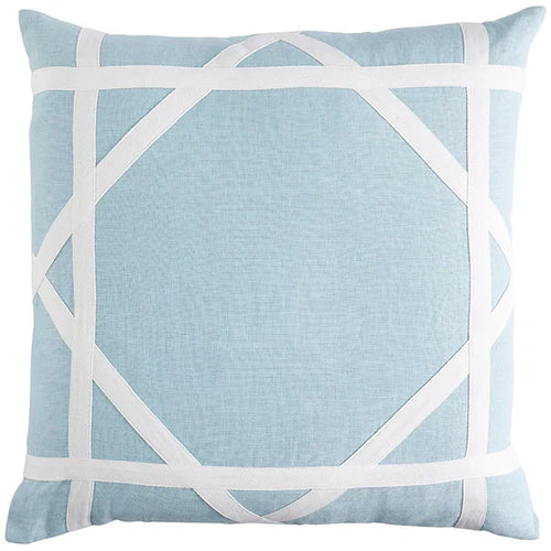 Linen Newport Sky Blue Cushion