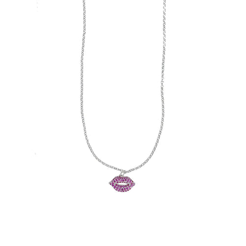 Love Lisa Stella Lips Necklace