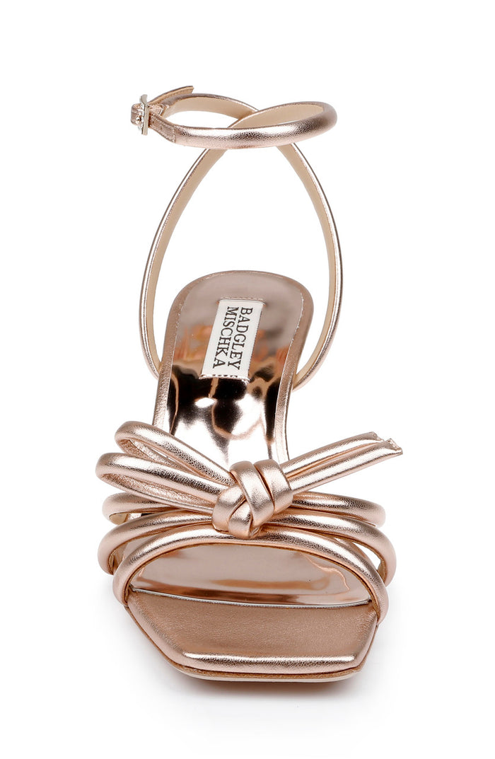 Champagne | Loyalty Knot Detail Sandal
