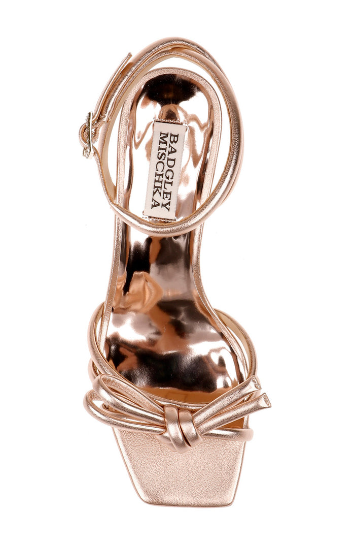 Champagne | Loyalty Knot Detail Sandal