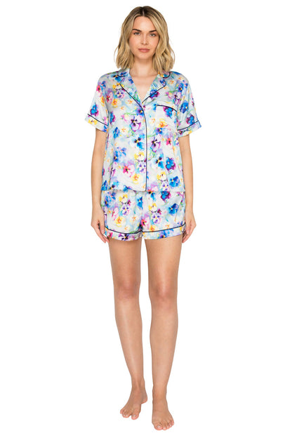 Blue Floral Print / S