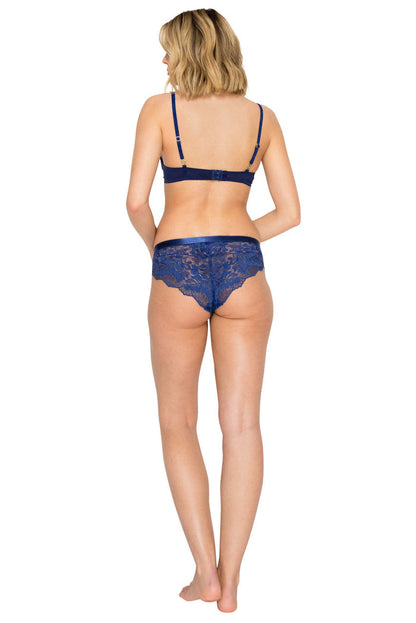 Blueberry | Luxe Sparkle Lace Brief Back