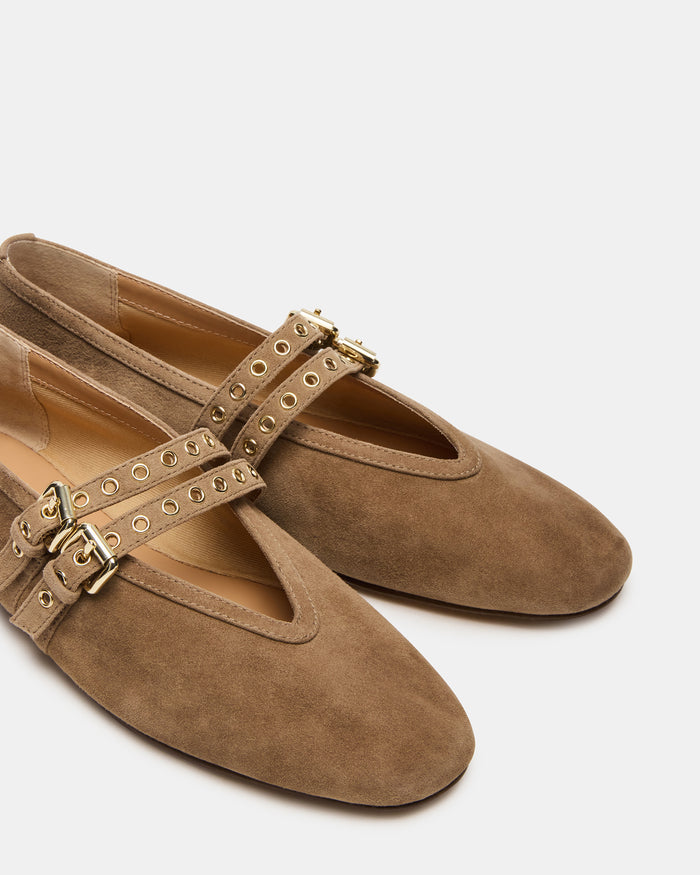 LYDIA TAUPE SUEDE