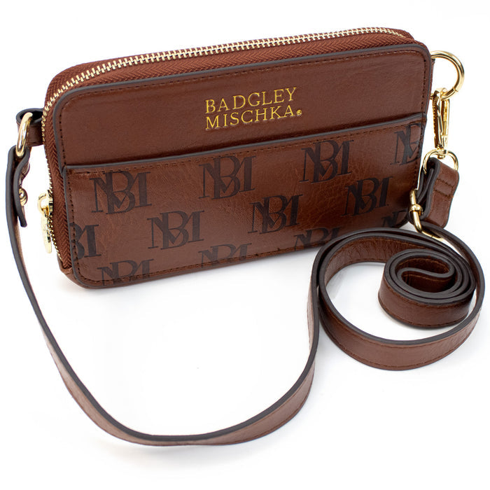 Brown | Madalyn Vegan Leather Pouch Belt Bag