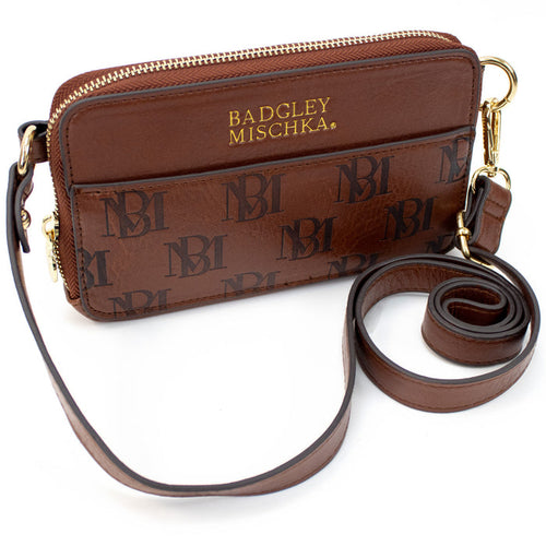 Brown | Madalyn Vegan Leather Pouch Belt Bag