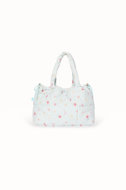 ACCESSORIES Marshmallow Midi Tote - Blue Garden Stripe
