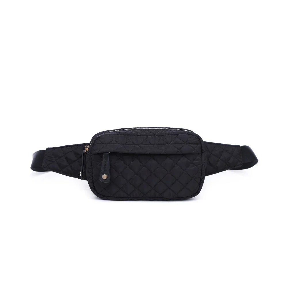 Gina Quilted Nylon Belt Bag