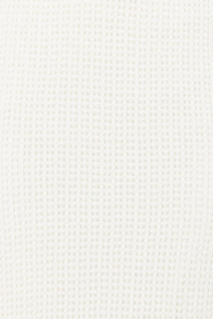 Bridal White Knit Maxi Mekkah Skirt