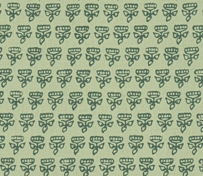 Mimi Floral Pillow Cover in Green, Thibaut Pillows