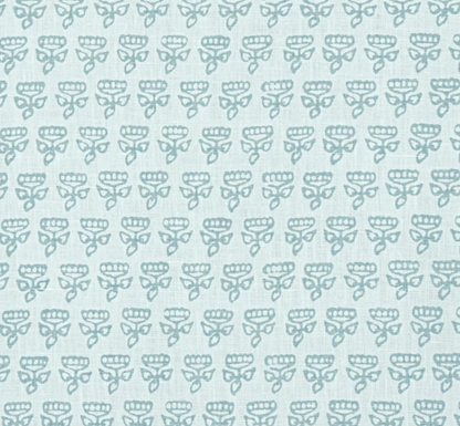 Mimi Floral Pillow Cover in Sky, Thibaut Pillows