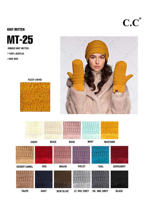 Mittens to Match CC Beanies and Infinity Scarves