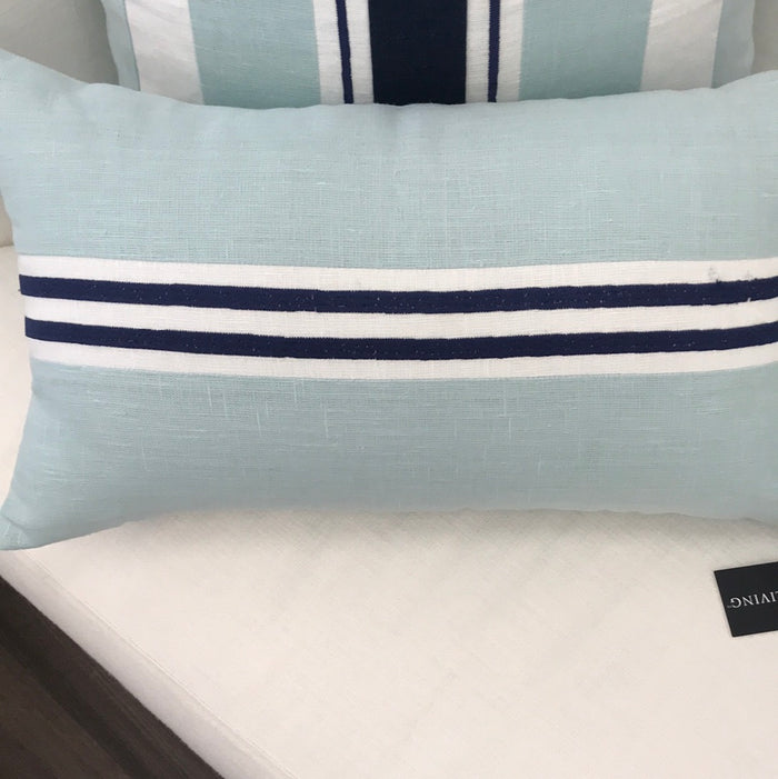 Montauk Stripe Lumbar Cushion