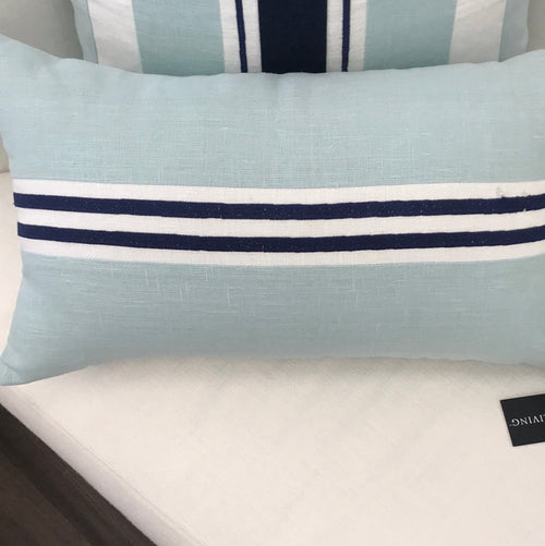 Montauk Stripe Lumbar Cushion