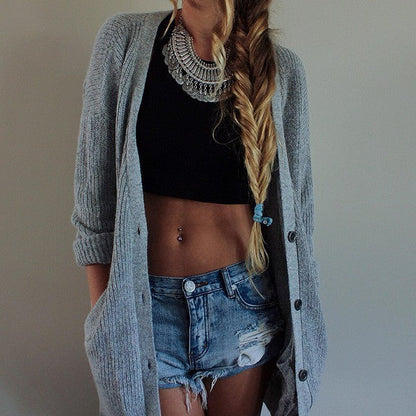 N2663 - Vintage Coin Tassel Necklace