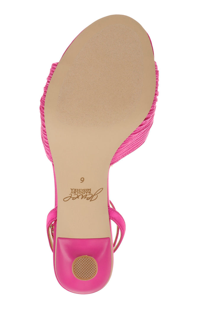 Hot Pink | Nannette Ankle Strap Sandals Sole