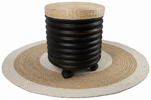 Nero Wave Stool/Side Table FLOORSTOCK