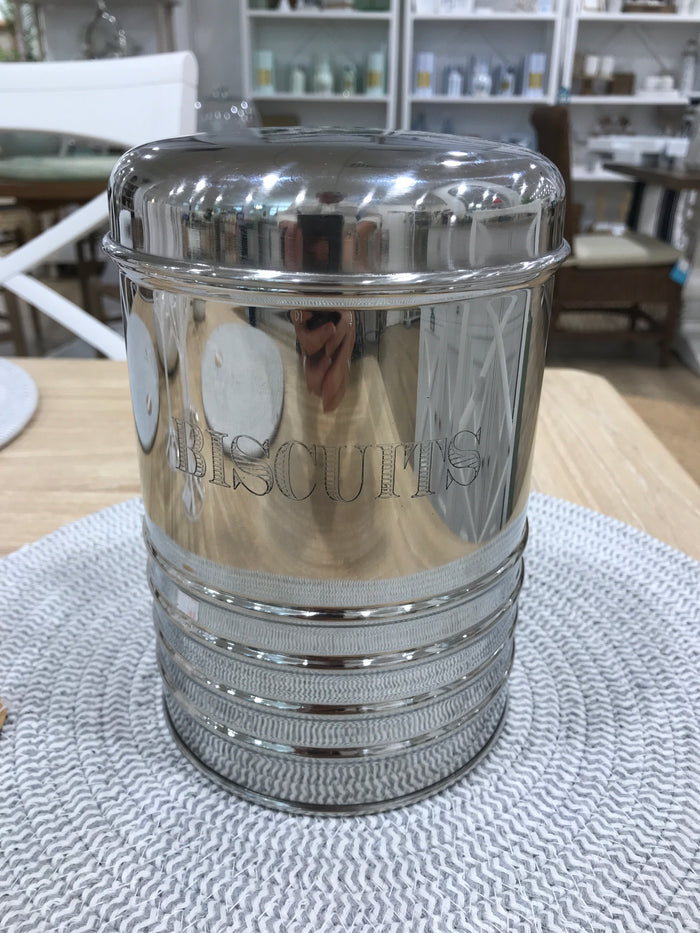 Nobes Stainless Steel Biscuit Cannister
