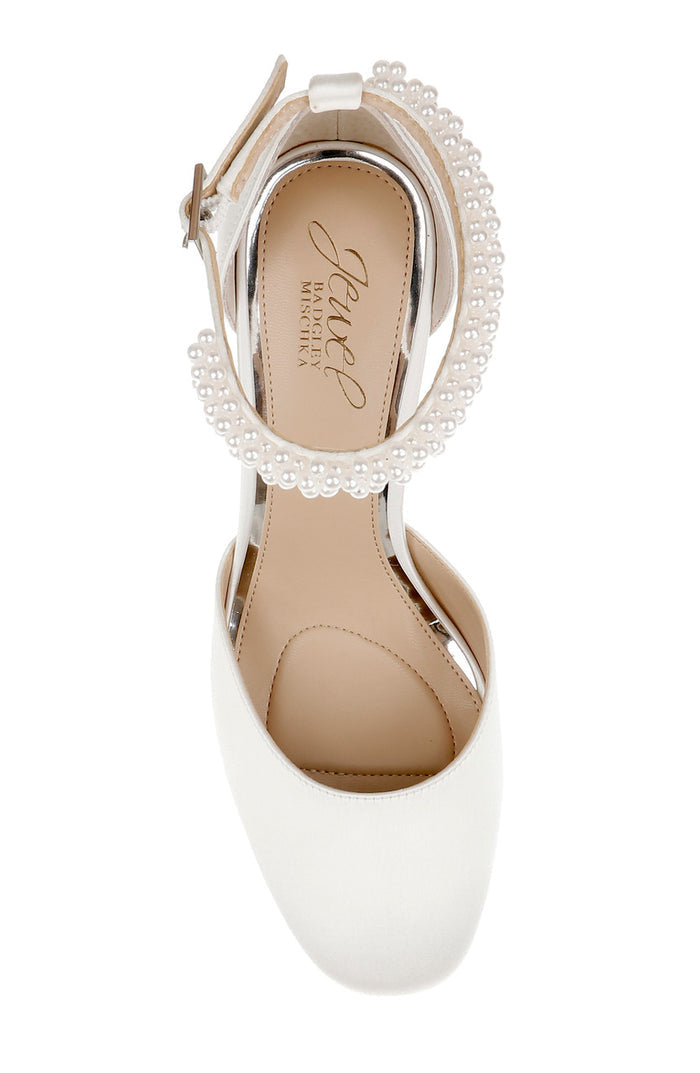 Ivory | Noble Platform Pumps Top