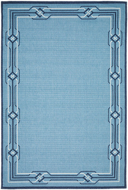 Outdoor Blue Rug