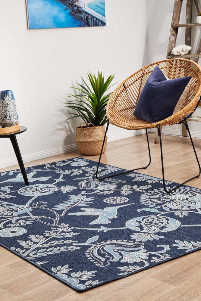 Outdoor Navy Rug