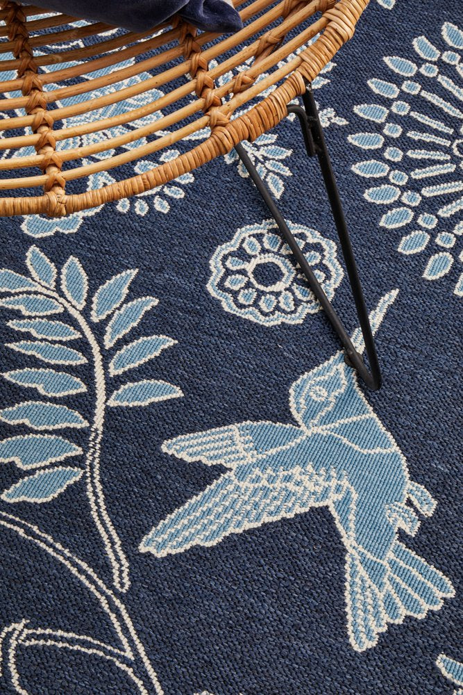 Outdoor Navy Rug