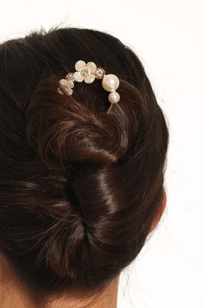ACCESSORIES Penelope Hair Pin - Gold Pearl