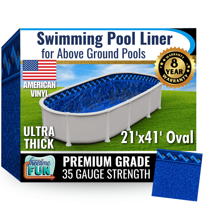 Permalast Peak Multibead 20 mil Fitted Round or Oval Above Ground Pool Liner