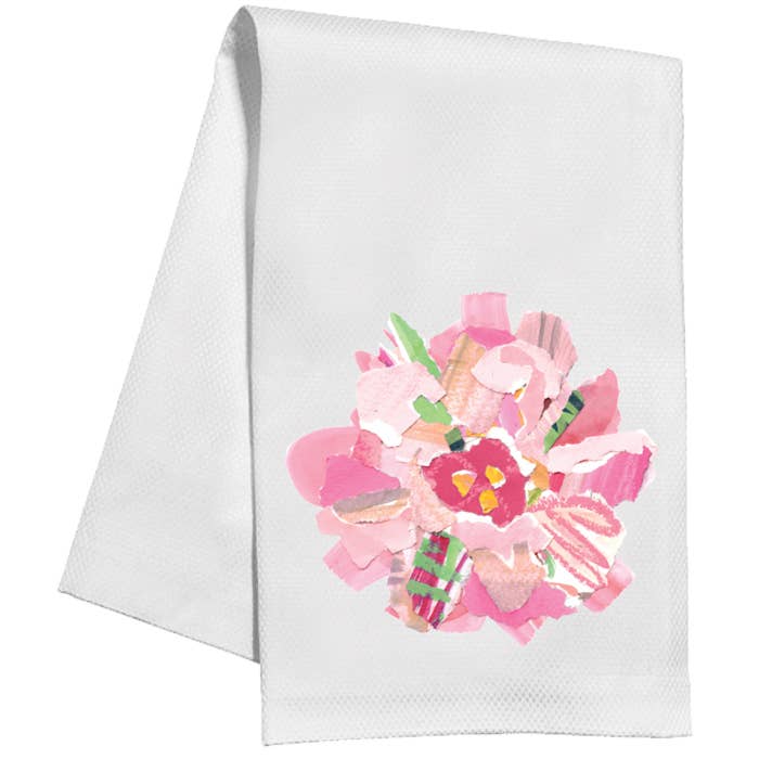Pink Poppy Kitchen Towel by Rosanne Beck
