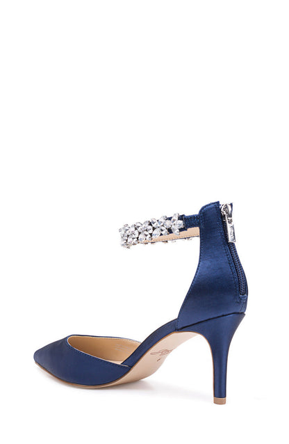 Navy | Raleigh Pointed Toe Kitten D'Orsay