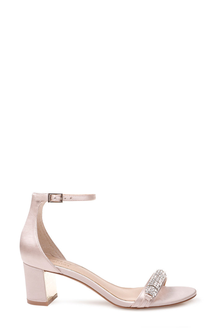 Champagne | Ramsay Open Toe Block Heel