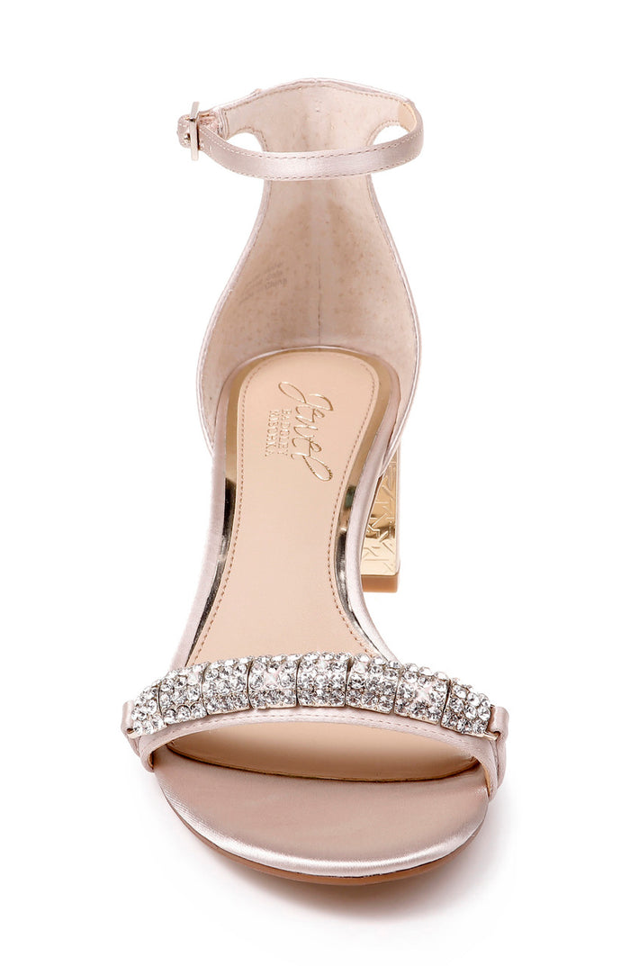 Champagne | Ramsay Open Toe Block Heel