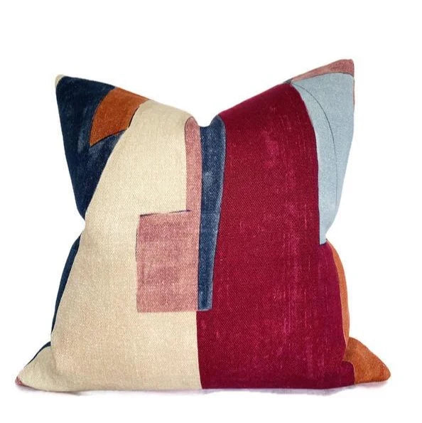 Ready to Ship, 18x18, 14x20 District Pillow Cover in Claret