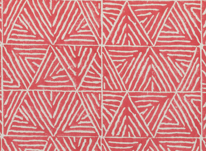 Ready to Ship, 22x22 Mombasa Pillow Cover in Red