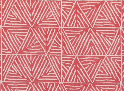 Ready to Ship, 22x22 Mombasa Pillow Cover in Red