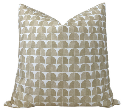 Ready to Ship, 22x22 Solsbury Pillow Cover in Beige