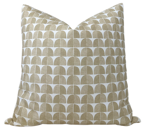 Ready to Ship, 22x22 Solsbury Pillow Cover in Beige