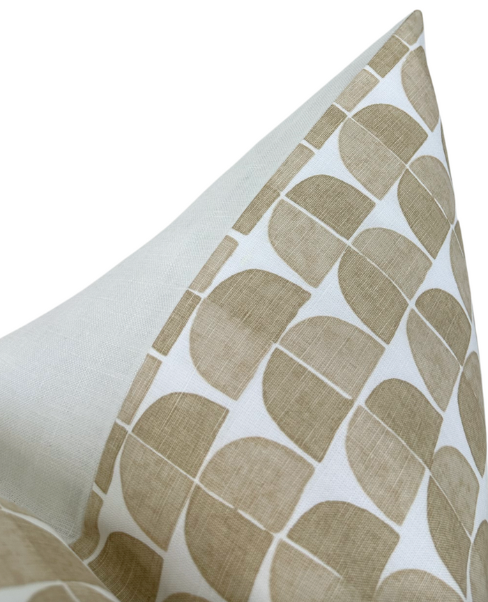 Ready to Ship, 22x22 Solsbury Pillow Cover in Beige