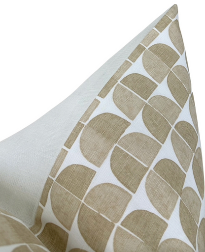 Ready to Ship, 22x22 Solsbury Pillow Cover in Beige